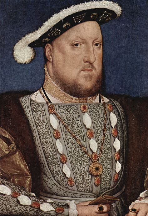 Portrait of Henry VIII of England .